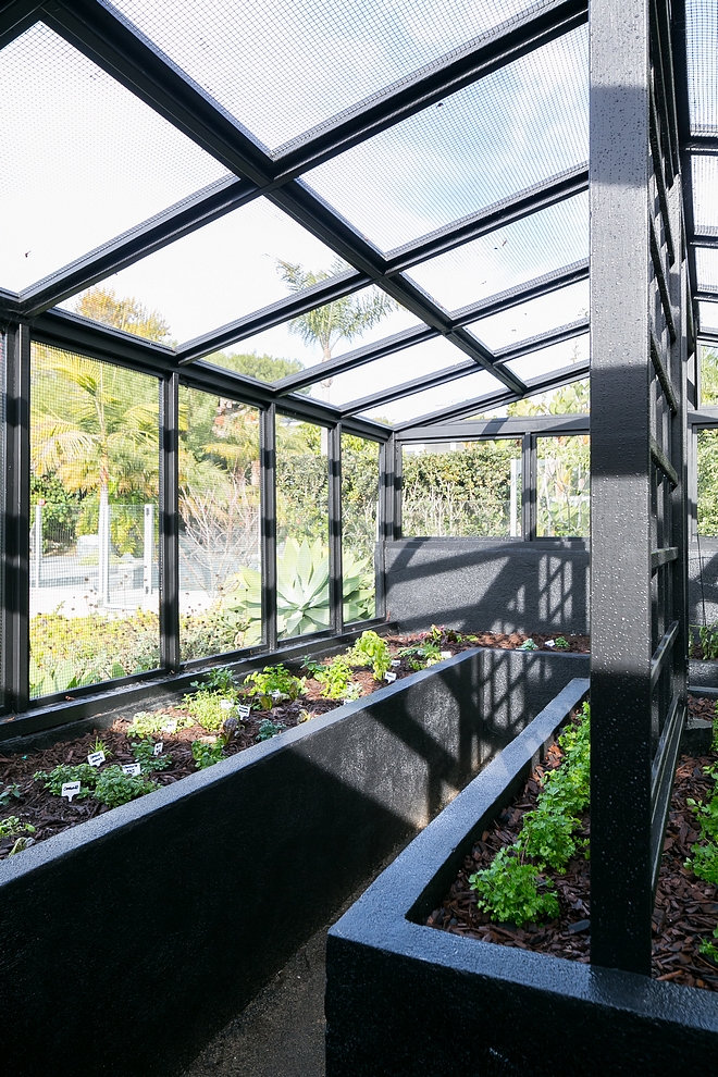 Modern Farmhouse Greenhouse Farmhouse Greenhouse with raised bed Raised vegetable garden The raised beds are easy on the back which is always a plus Modern Farmhouse Greenhouse Modern Farmhouse Greenhouse #ModernFarmhouseGreenhouse #Greenhouse #organicGreenhouse #raisedbeds #vegetablegarden #vegetableraisedbeds