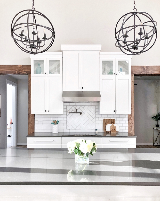 Sherwin Williams Extra White Kitchen Cabinet Sherwin Williams Extra White Kitchen Cabinet Sherwin Williams Extra White Kitchen Cabinet paint color #SherwinWilliamsExtraWhite #KitchenCabinet