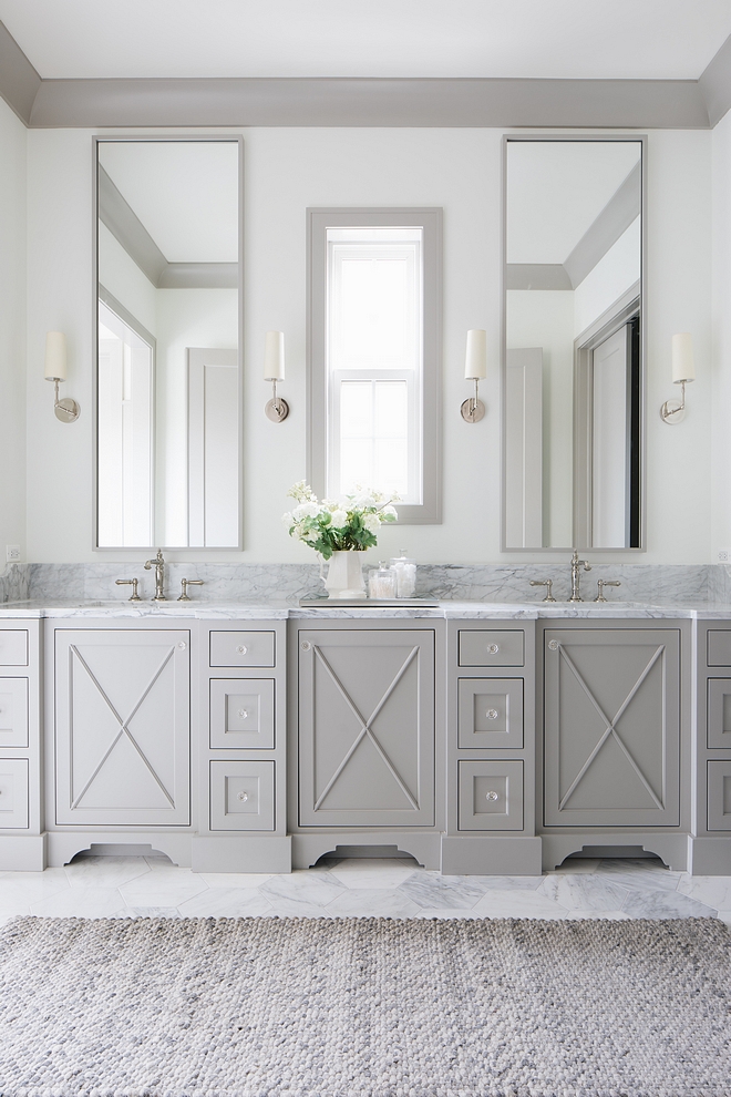 Bathroom Cabinet inset cabinets with X detail on doors The master bathroom features custom inset cabinets with X detail on doors Bathroom Cabinetry Bathroom Cabinet inset cabinets with X detail on doors #Bathroom #Cabinet #Bathroomcabinet #insetcabinets #Xdetailcabinet #xcabinet #xcabinetdoor #cabinetdoors