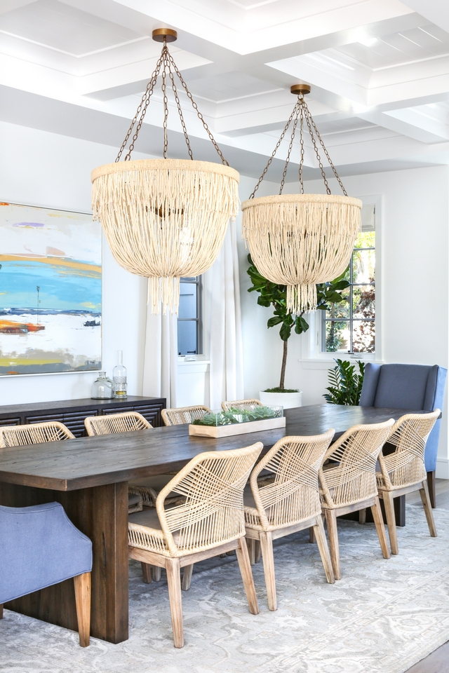 woven rope side dining chairs Woven rope dining chair ideas Dining room with woven rope side dining chairs Woven rope dining chair ideas #wovenropediningchair #sidediningchairs #Wovendiningchair #ropediningchair