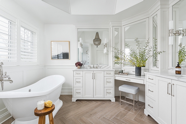 Master Bathroom Renovation See before and After pictures on the blog Master Bathroom Renovation Master Bathroom Renovation Master Bathroom Renovation Master Bathroom Renovation #MasterBathroom #BathroomRenovation