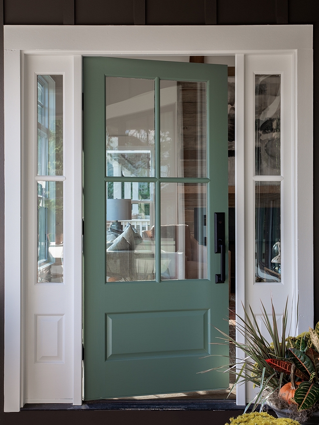 Sherwin Williams SW 2811 Rookwood Blue Green Front Door Paint Color Sherwin Williams SW 2811 Rookwood Blue Green #door #paintcolor #frontdoor #SherwinWilliamsSW2811RookwoodBlueGreen #SherwinWilliamsRookwoodBlueGreen #SherwinWilliamsSW2811