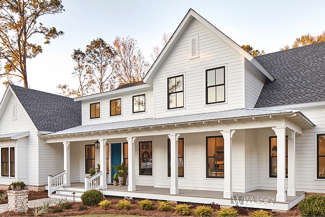 Modern farmhouse roof trend combination of shingles and metal roof on porch alcove Modern farmhouse roof trend combination of shingles and metal roof on porch ideas Modern farmhouse roof trend combination of shingles and metal roof on porch #Modernfarmhouse #farmhouseroof #farmhousetrend #roofcombination #shinglesandmetalroof #porchmetalroof