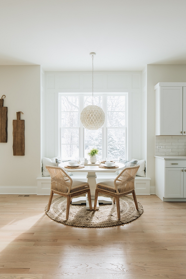 Breakfast nook board and batten Breakfast nook The breakfast nook features a built-in banquette with custom board and batten trim Breakfast nook board and batten Breakfast nook Breakfast nook board and batten Breakfast nook #Breakfastnook #boardandbatten