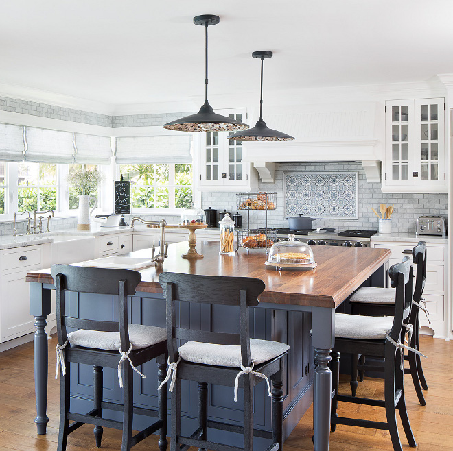 Benjamin Moore Abyss Blue kitchen island Benjamin Moore Abyss paint color Benjamin Moore Abyss Benjamin Moore Abyss Benjamin Moore Abyss #BenjaminMooreAbyss