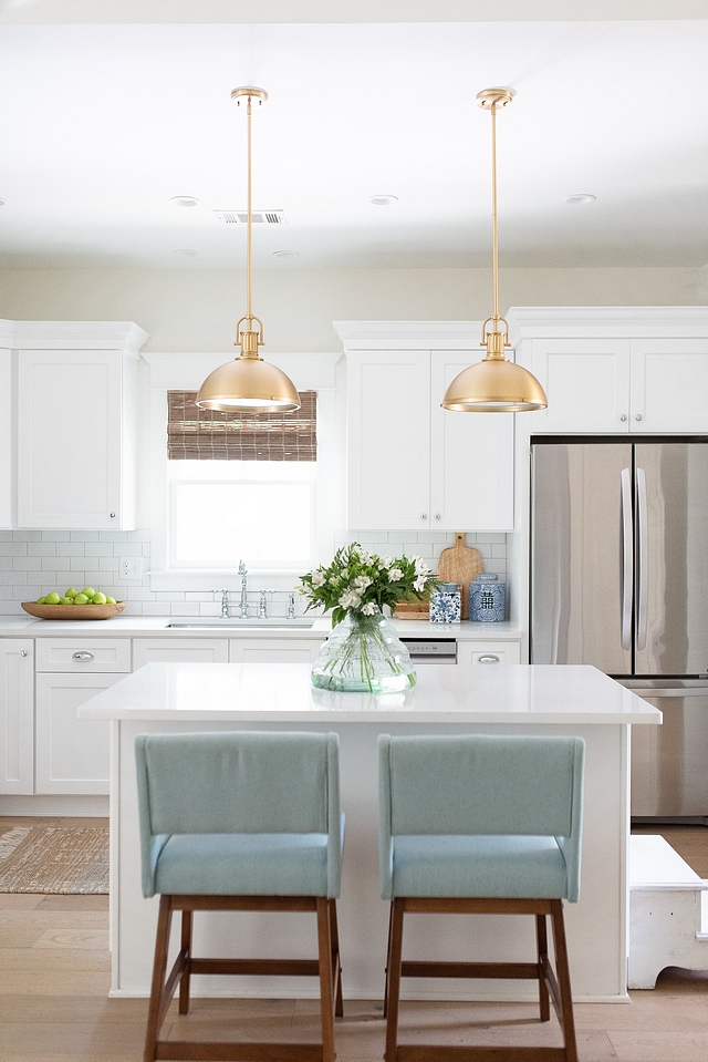 We finished our countertops with a straight edge and slightly rounded corners #countertops #straightedgecountertop #roundedcornercountertop #kitchen #countertop