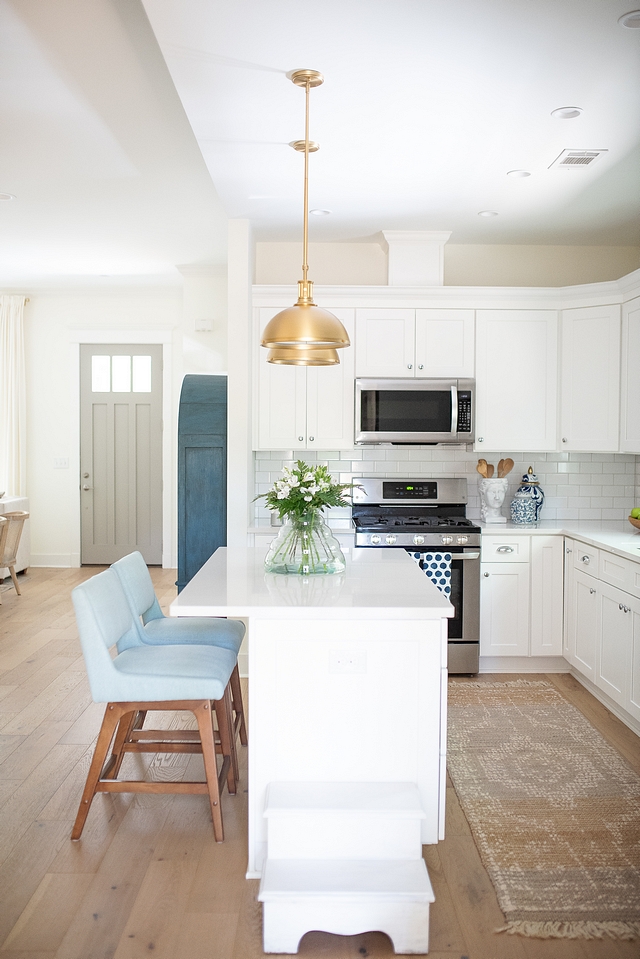 Hardwood flooring We kept our paint color and flooring consistent throughout our home. Our floors are French oak, wide plank engineered hardwood #hardwoodflooring #Oak #wideplank #FrenchOak #engineeredhardwood