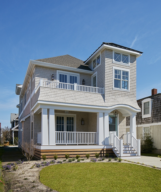 Beach House This beach home is located just blocks from the ocean in Bethany Beach, DE with a sophisticated beach vibe. A calm, neutral palette reminiscent of refreshing salt air mixes with a variety of textures, wood tones, and rough stone, making this the perfect summer getaway Beach House Beach House House Tour #beachhouse #housetour