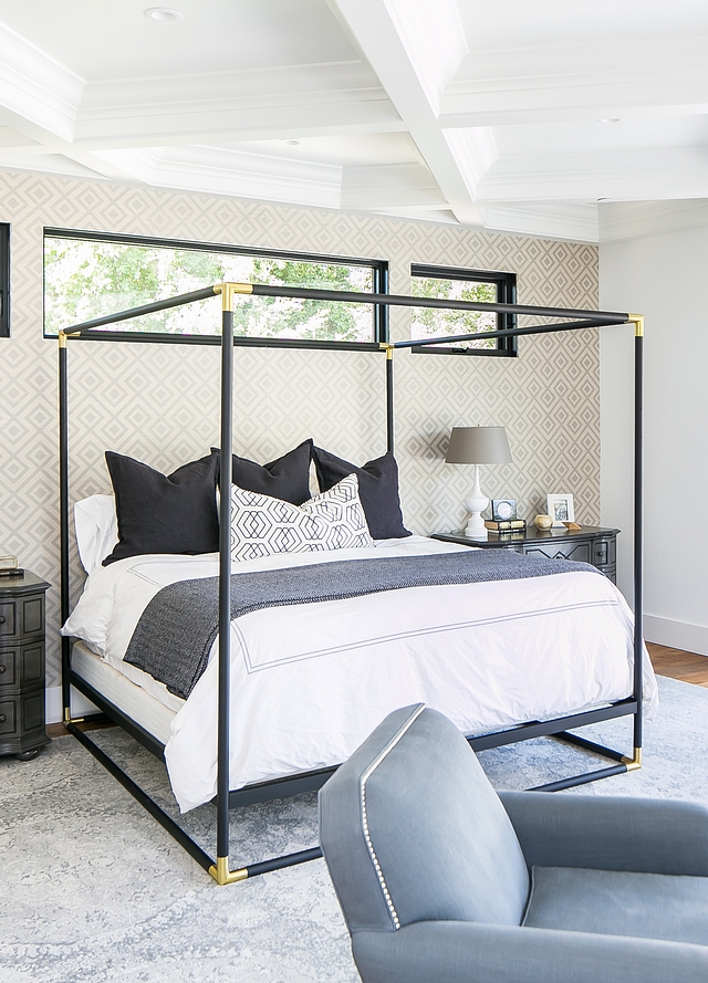 Master Bedroom with metal Frame Canopy Bed Master Bedroom with metal Frame Canopy Bed Master Bedroom with metal Frame Canopy Bed #MasterBedroom #metalbed #CanopyBed