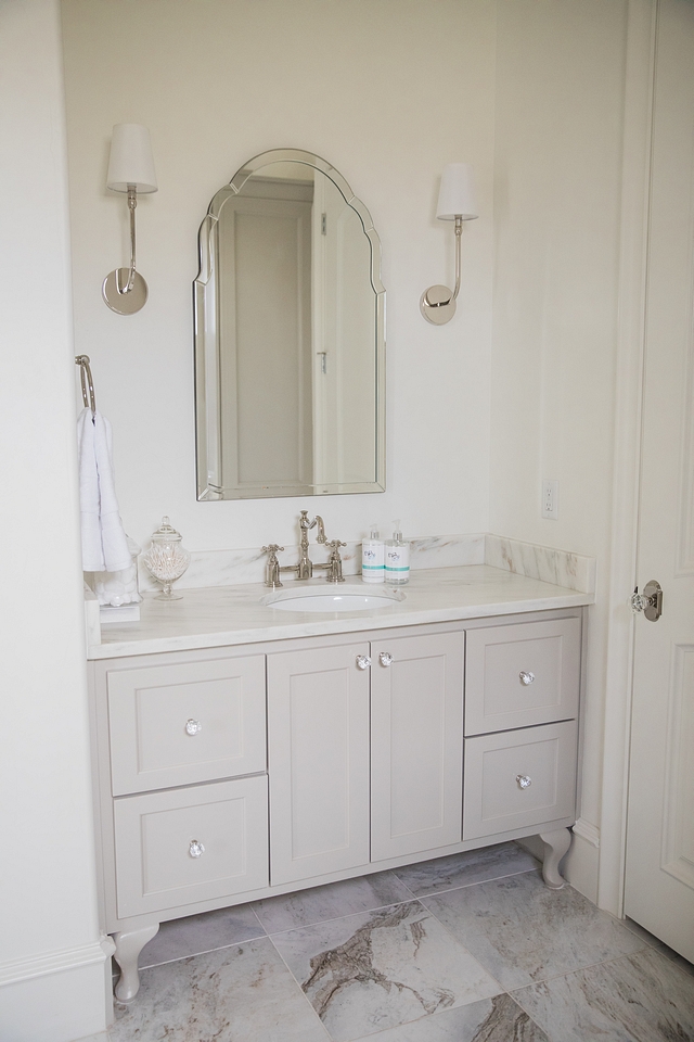 Collonade Gray by Sherwin Williams Collonade Gray by Sherwin Williams grey vanity paint color Collonade Gray by Sherwin Williams Collonade Gray by Sherwin Williams #CollonadeGraybySherwinWilliams