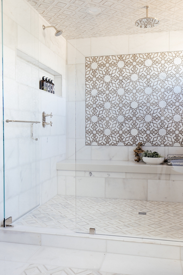 Marble Mosaic Shower Tile