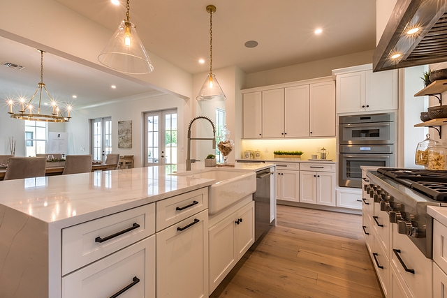 Quartz Waterfall edge Countertop