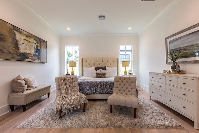 Neutral master bedroom