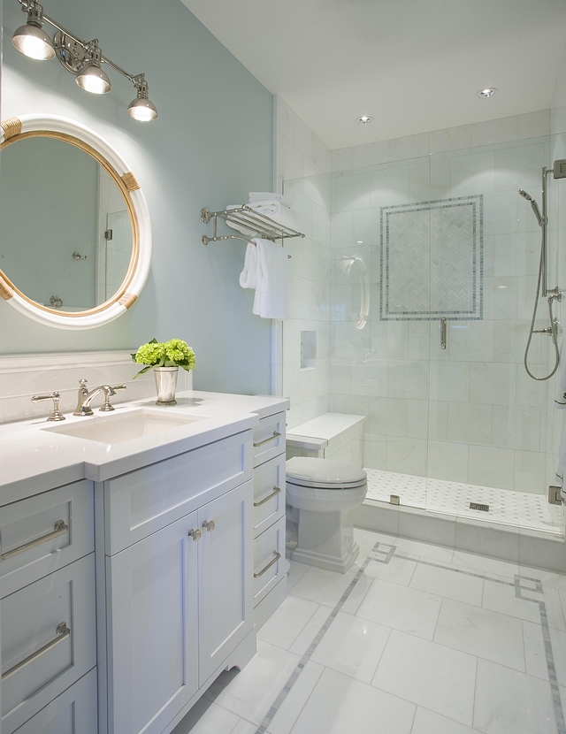 Benjamin Moore Wedgewood Gray Bathroom Paint Color Benjamin Moore Wedgewood Gray Benjamin Moore Wedgewood Gray #BenjaminMooreWedgewoodGray #PaintColor #BenjaminMoore