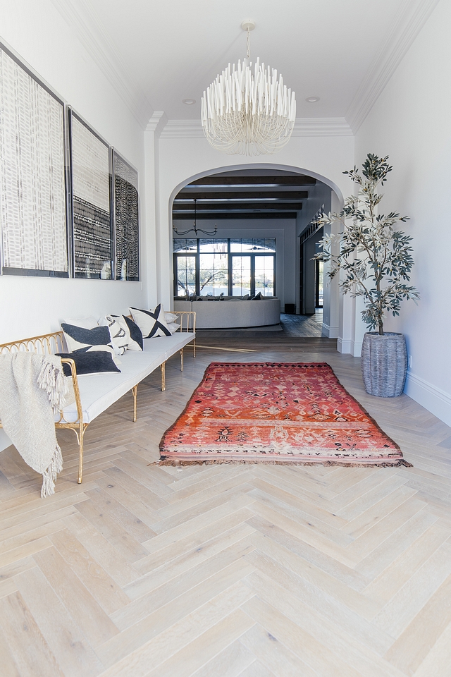 Herringbone Hardwood Flooring