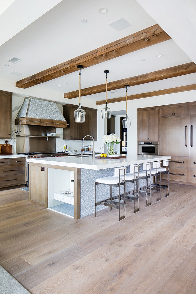 Vintage wood beams kitchen with European White Oak Hardwood Flooring Kitchen Beams Vintage wood beams kitchen Beams Vintage wood beams kitchen ceiling beams #Vintagewoodbeams #kitchen #ceilingbeams #beams