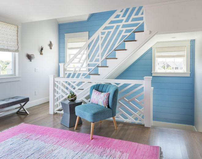 Blue shiplap