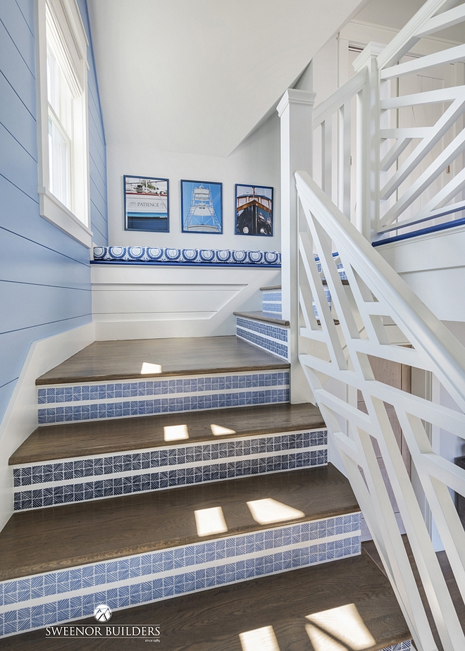 Tiled Stair Risers