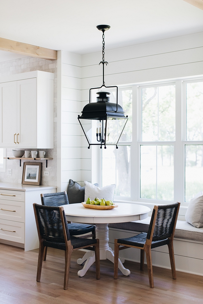 Benjamin Moore Simply White Shiplap Kitchen