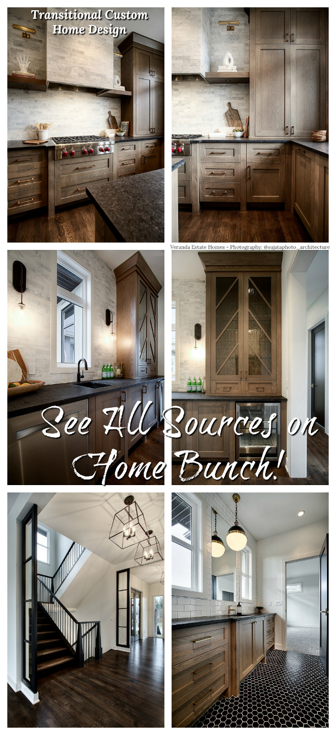 Transitional home with White Oak Cabinetry throughout