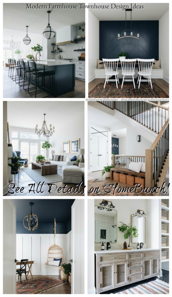 Black and White Modern Farmhouse Exterior - Home Bunch Interior Design ...