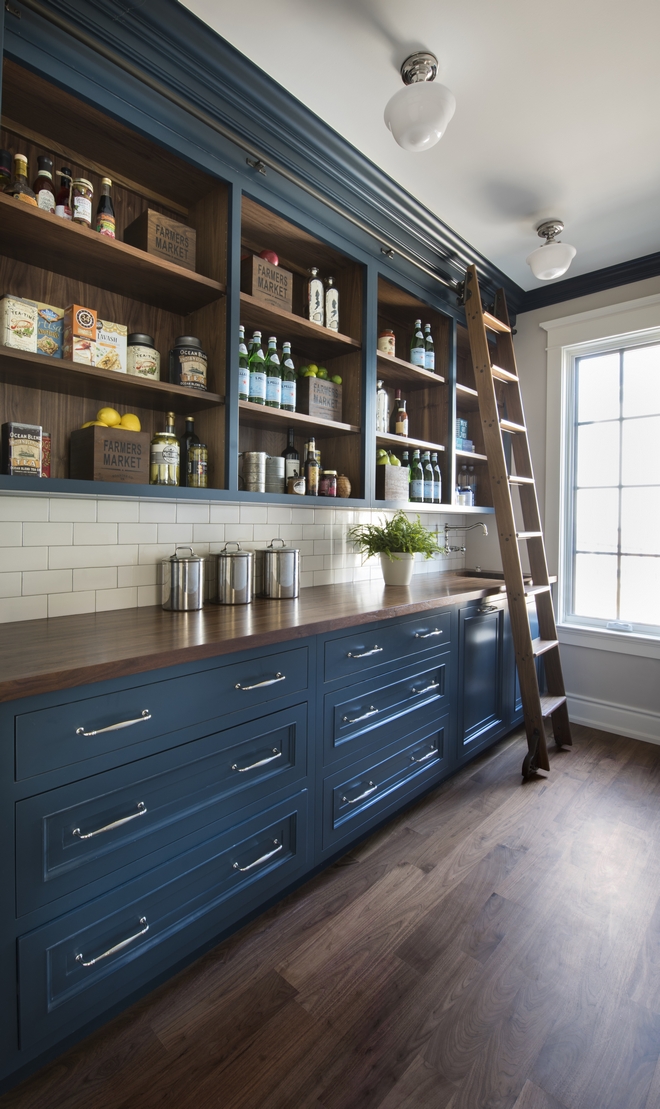 Navy Blue Kitchen - Home Bunch Interior Design Ideas