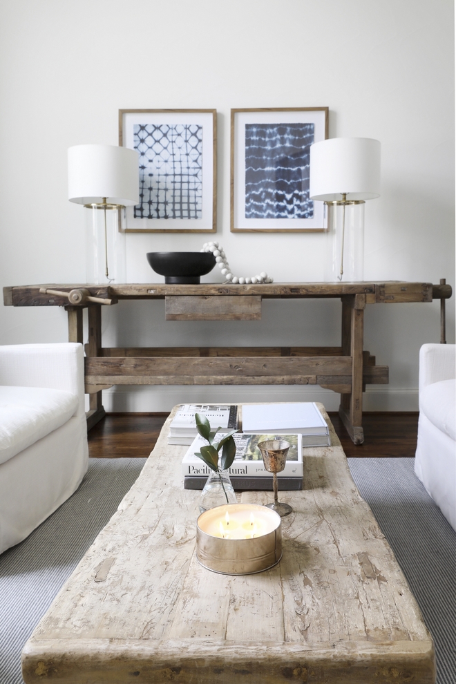 Rustic Vintage Console Table