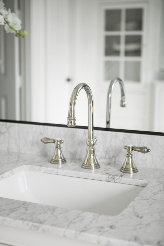 Carrara Marble in bathrooms