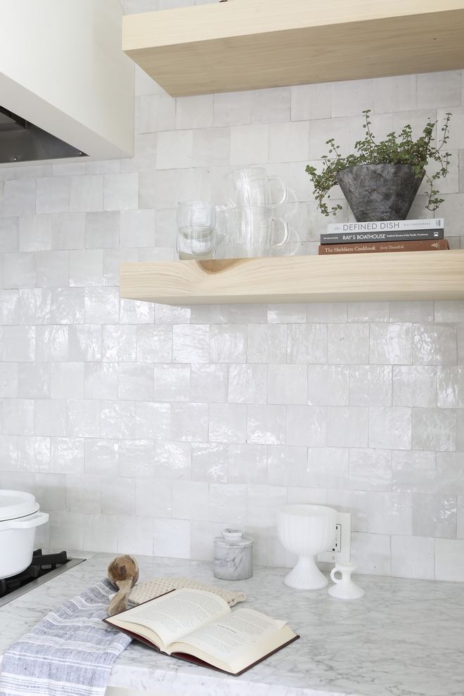 Kitchen Floating Shelves Styling