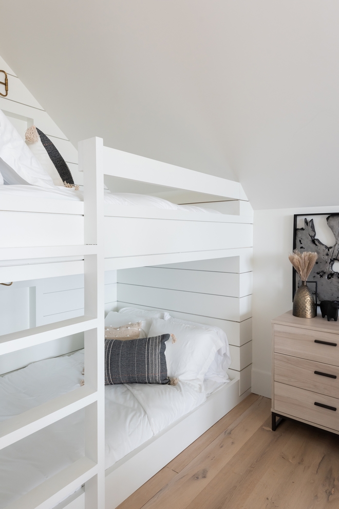 Sherwin Williams Pure White Shiplap Bunk Bed Paint Color