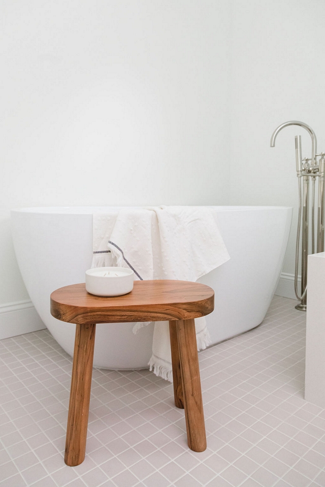 Teak Stool Bath Stool