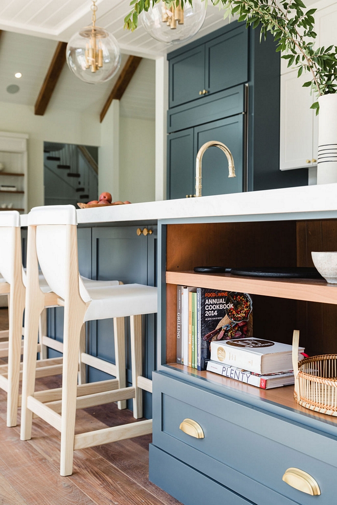 Blue Kitchen Island Paint Color Sherwin Williams Tempe Star