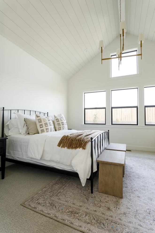 Ceiling Details Vaulted ceiling featuring Shiplap square groove with Paint grade box beams