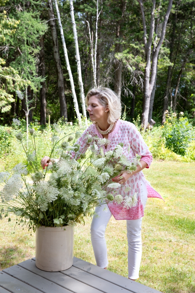 Interior designer Emily Griffin at her Barn Cottage