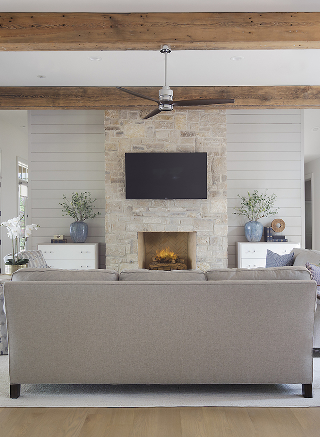 Benjamin Moore Decorators White Shiplap Fireplace with Flagstone Natural Stone Benjamin Moore Decorators White Shiplap Fireplace with Flagstone Natural Stone Benjamin Moore Decorators White Shiplap Fireplace with Flagstone Natural Stone #BenjaminMooreDecoratorsWhite #Shiplap #Fireplace #Flagstone #NaturalStoneFireplace