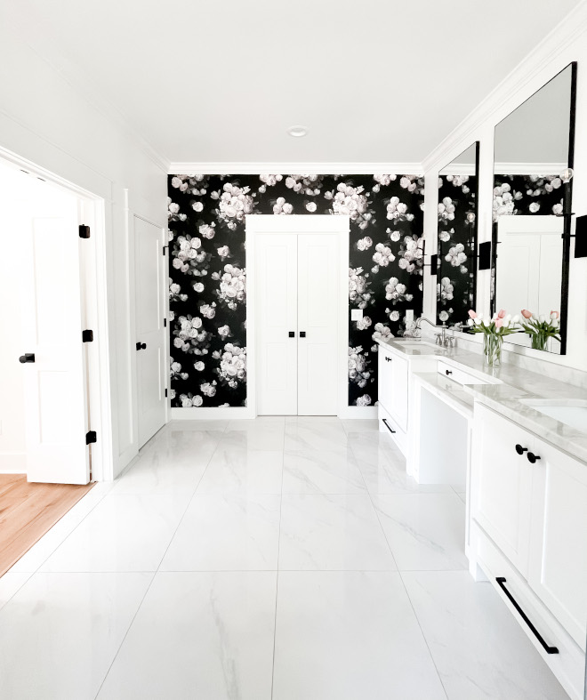 Black floral wallpaper Bathroom wallpaper Floral wallpaper ideas Black floral wallpaper Bathroom wallpaper Floral wallpaper ideas #Blackfloralwallpaper #floralwallpaper #Bathroom #wallpaper