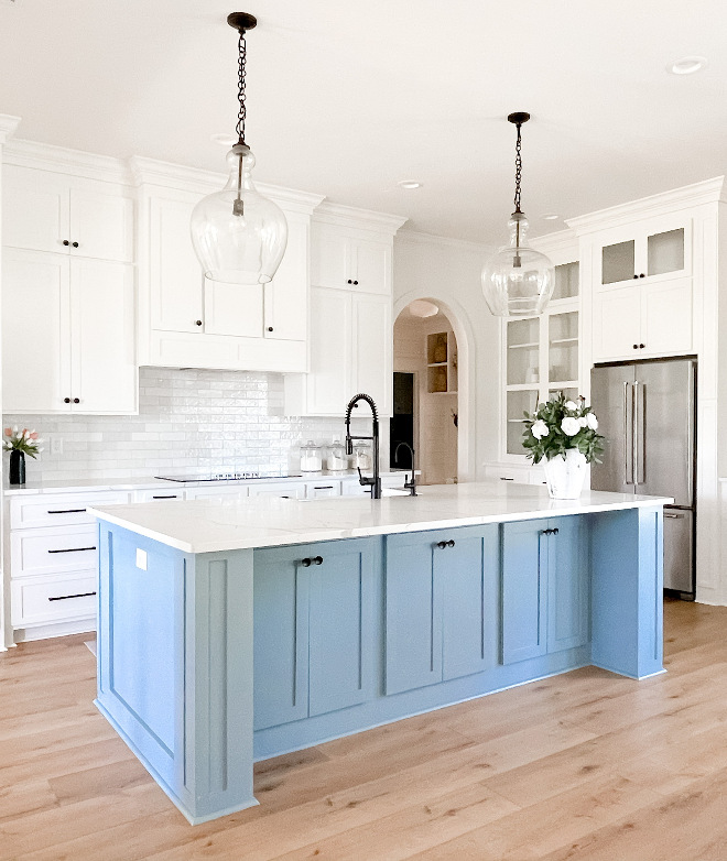 Blue-Kitchen-Island-Paint-Color