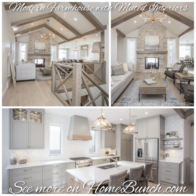 Modern Farmhouse with Muted Interiors