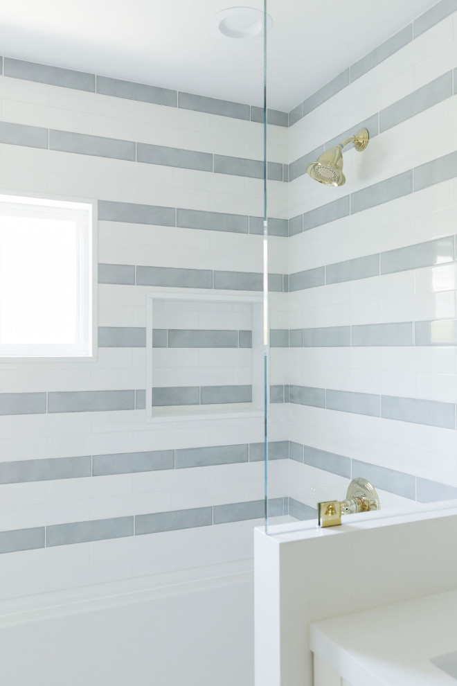 White-and-grey-striped-shower-tile-White-and-grey-striped-large-subway-tile-in-shower