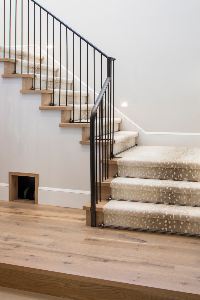 Antelope Stair Runner White Oak Stair with Antelope Stair Runner A custom antelope runner adds a touch of elegance to the White Oak staircase with iron railing Antelope Stair Runner Antelope Stair Runner Antelope Stair Runner #StairRunner #AntelopeStairRunner #Anteloperunner #Stair #Runner