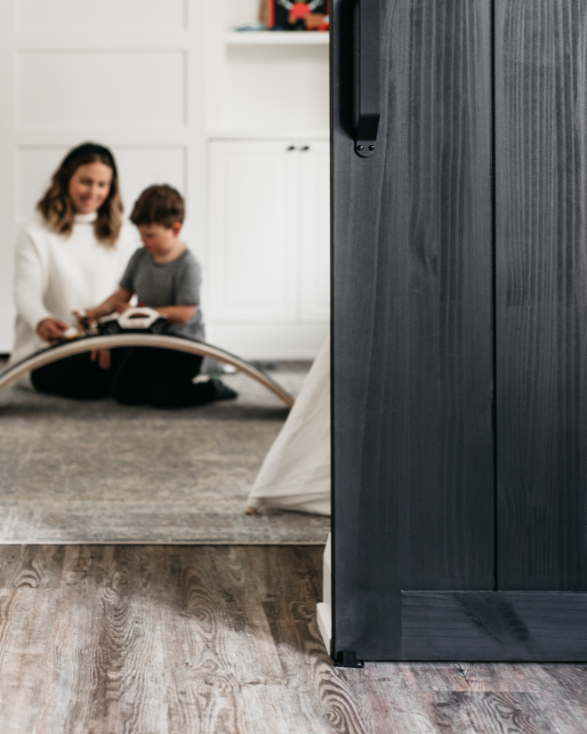 Black Barn Doors Paint Color