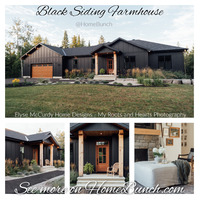 Black Siding Farmhouse