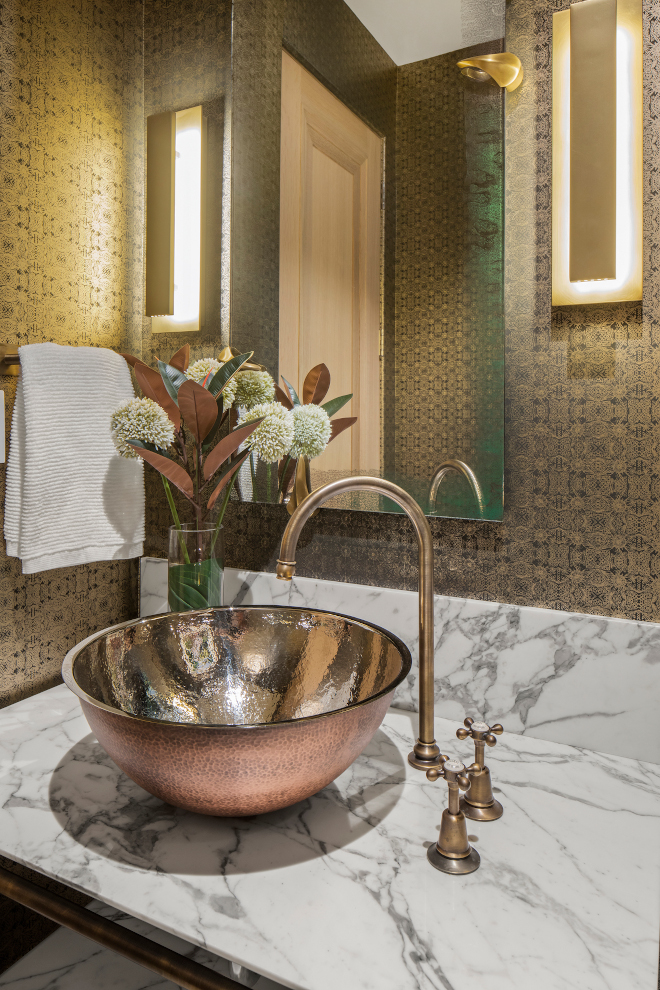 Catchpole and Rye marble washstand with vessel sink