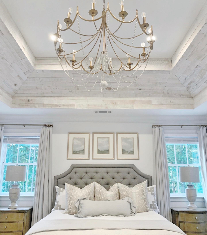 Tray Ceiling Shiplap We shiplapped our ceiling with a white washed wood we found at Home Depot Bedroom Tray Ceiling Shiplap Bedroom Tray Ceiling Shiplap Bedroom Tray Ceiling Shiplap Bedroom Tray Ceiling Shiplap #Bedroom #TrayCeiling #Shiplap