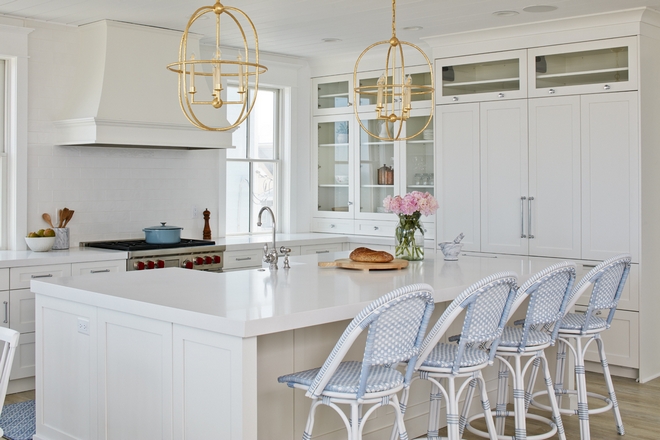 Kitchen featuring Serena and Lily Riviera Swivel Counterstool