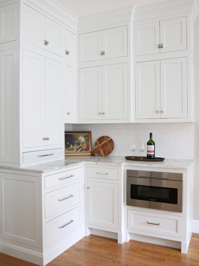 White Kitchen with inset cabinet Inset style cabinets are typically custom made and many times more than the cost of standard cabinets I was able to find a manufacturer that carries an inset line of cabinetry as part of their semi-custom offering #WhiteKitchen #insetcabinet #Insetstyle #insetcabinets #custommade #manufacturer #insetcabinetry #semicustomcabinet