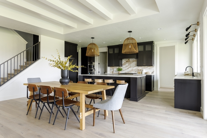 Black kitchen Black kitchens are always so full of personality and this one was perfectly designed I love the open layout and the gorgeous slab backsplash contrasting with the black cabinetry Very luxurious Black kitchen Black kitchen Black kitchen Black kitchen Black kitchen Black kitchen Black kitchen Black kitchen Black kitchen Black kitchen #Blackkitchen #kitchen