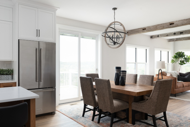 Open concept floor plan unites the kitchen and family room #Openconcept #floorplan #kitchen #familyroom