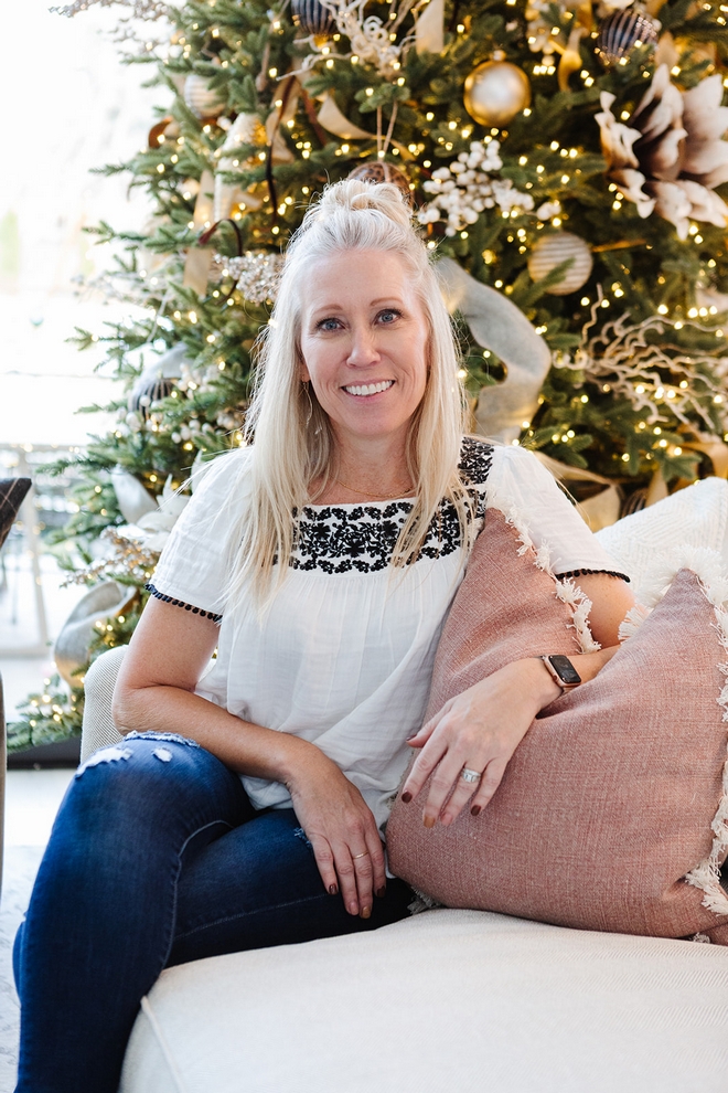 Christmas House Tour Christmas decor by interior designer Allison Campbell Design