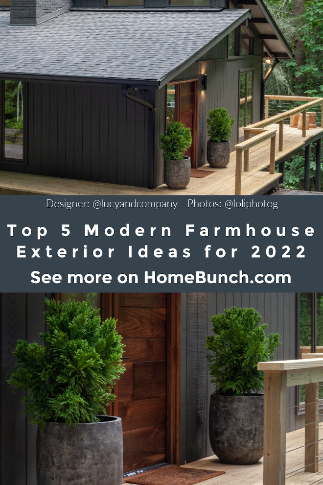 Top 5 Modern Farmhouse Exterior Ideas for 2022